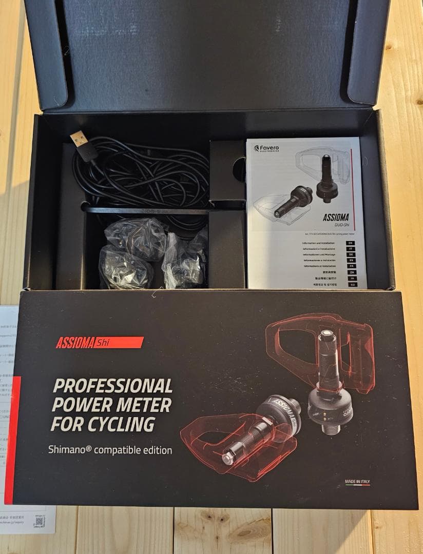 Favero Assioma DUO-shi シマノ対応　PD-R8000付き