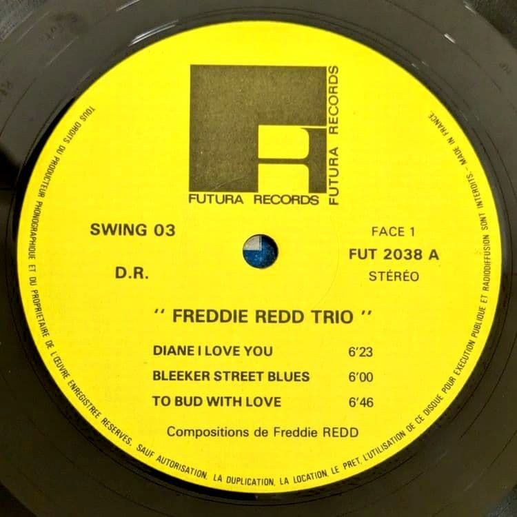 仏オリジナル盤フレディ・レッド『Under Paris Skies』Futura