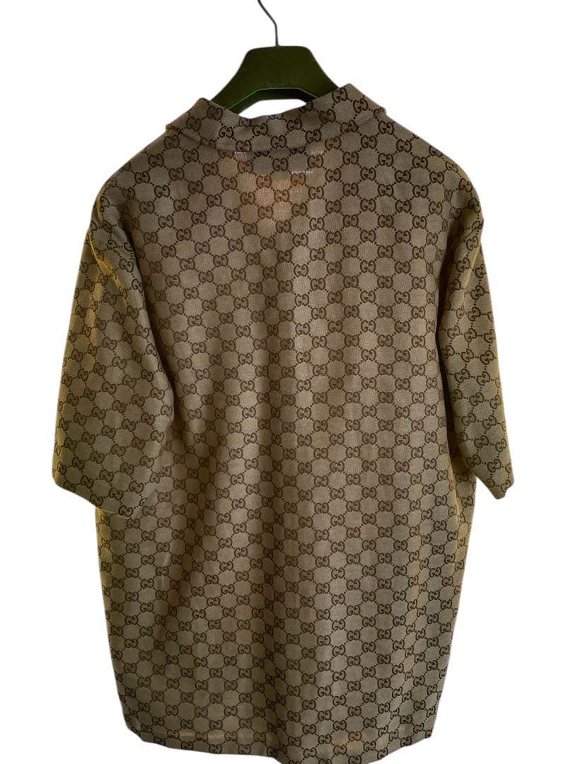 GUCCI GGパターン 半袖シャツ ベージュ
