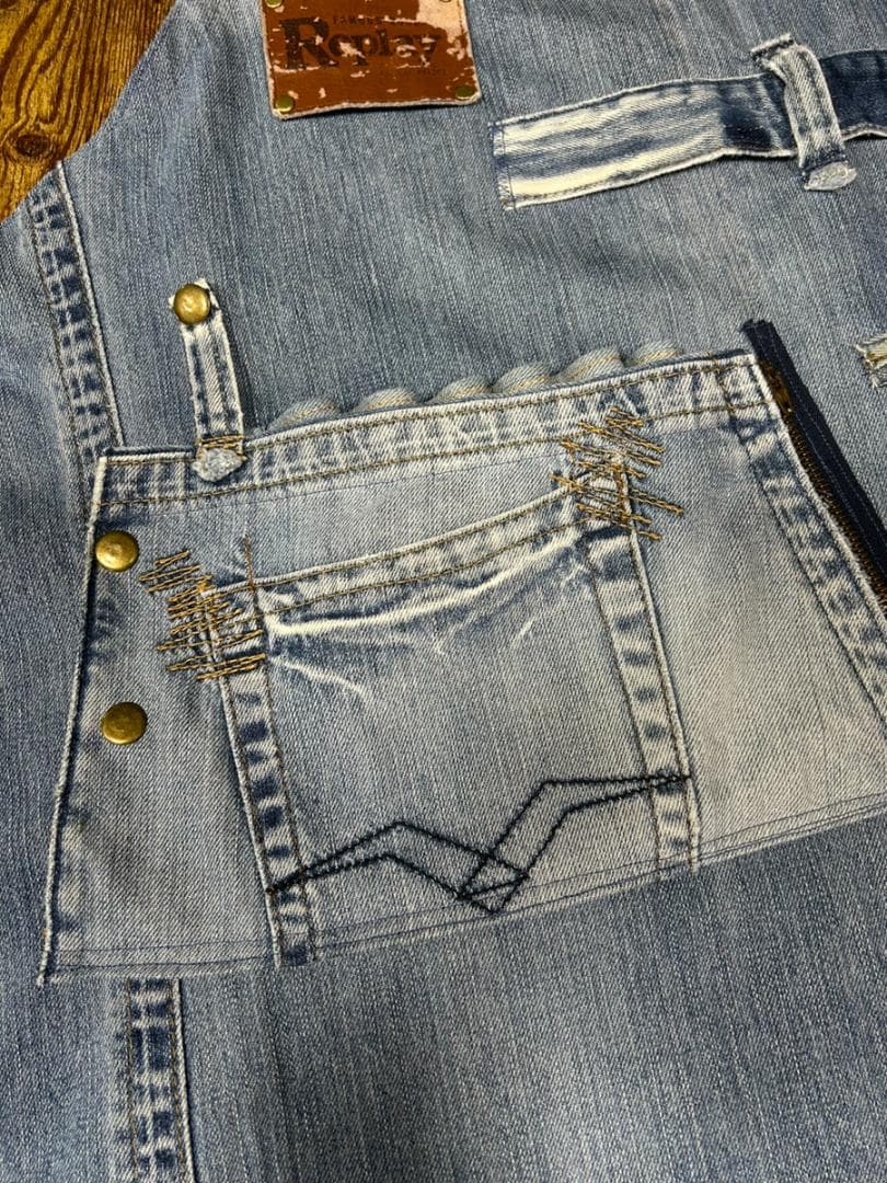 シザーケース シザーバック　美容師　トリマー　ハンドメイド 　カフェエプロン