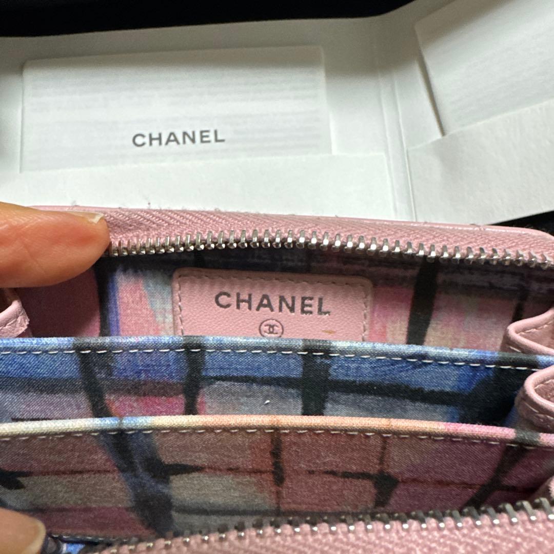 CHANEL ピンク  カードケース