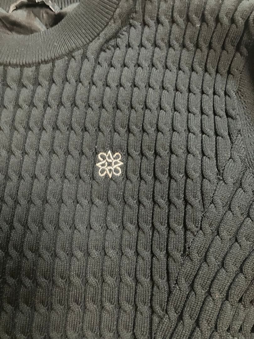 セントアンドリュース　防寒裏地付き セーター ブラック ゴルフ レディース　M