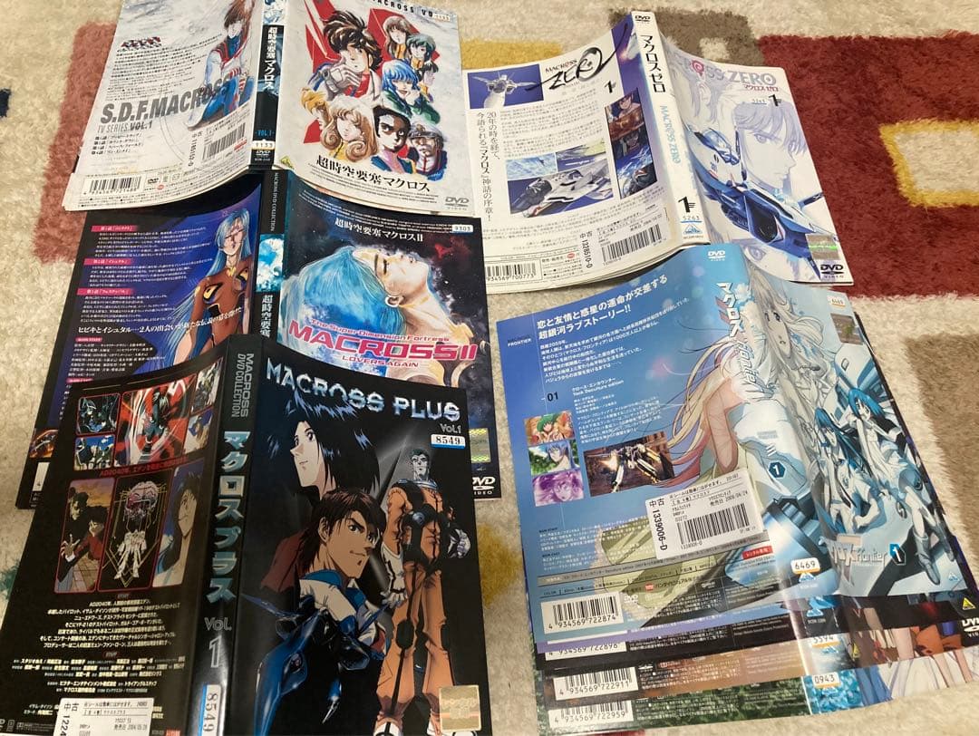 DVD マクロスシリーズ 初代・Ⅱ・プラス・ゼロ・フロンティア 計29巻セット