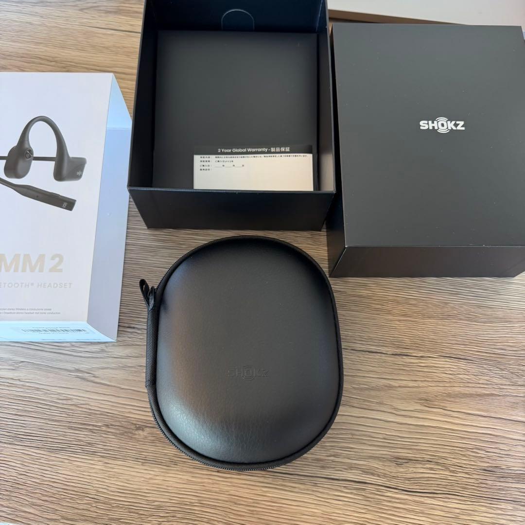 【新品】SHOKZ OPENCOMM 2 骨伝導ヘッドセット