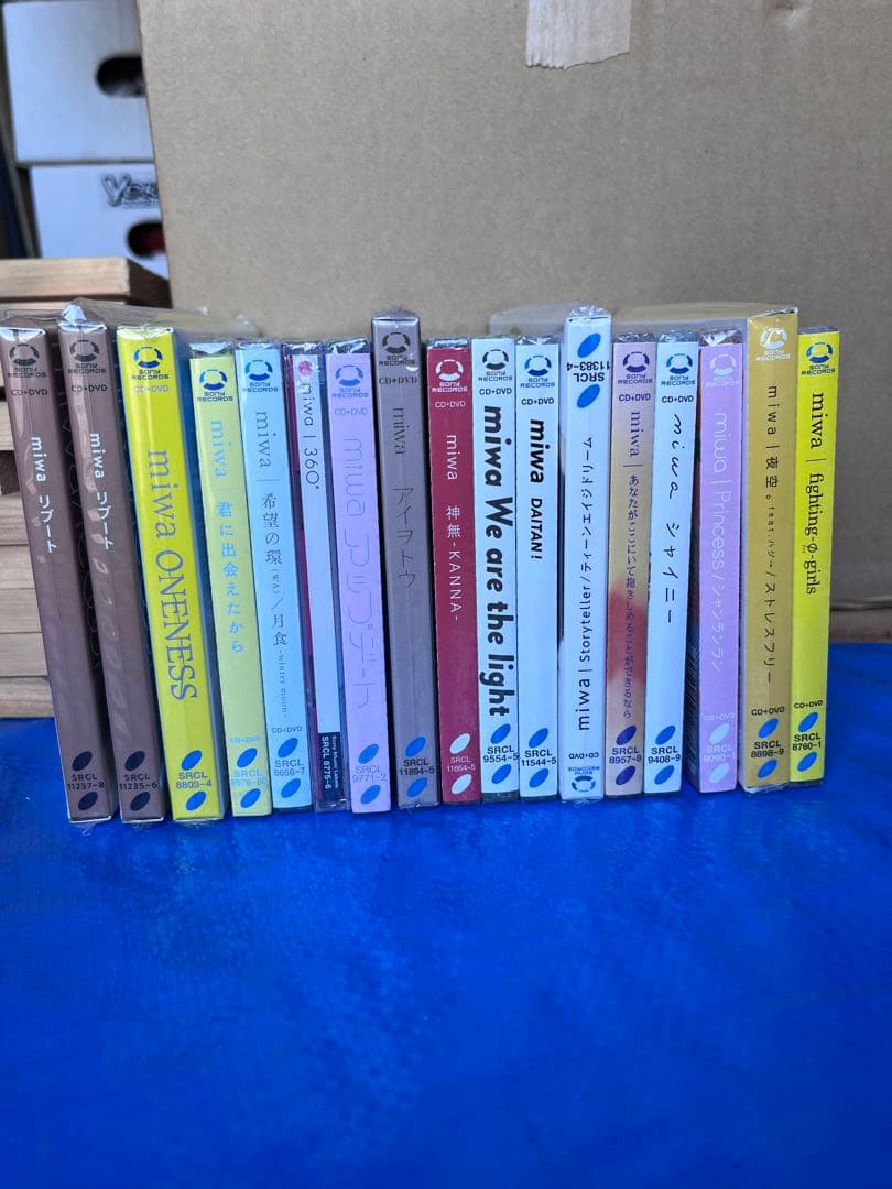 miwa シングルアルバム初回版まとめ