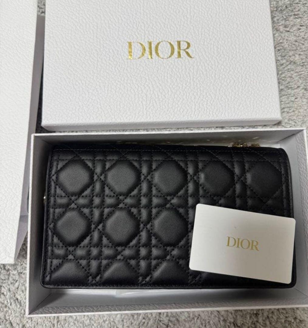 Lady Dior ショルダーバッグ♡ ブラックラムスキン