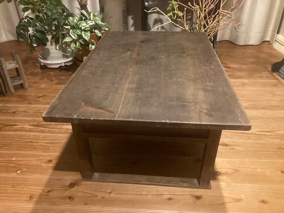 昭和レトロ　木製文机　ローテーブル　14