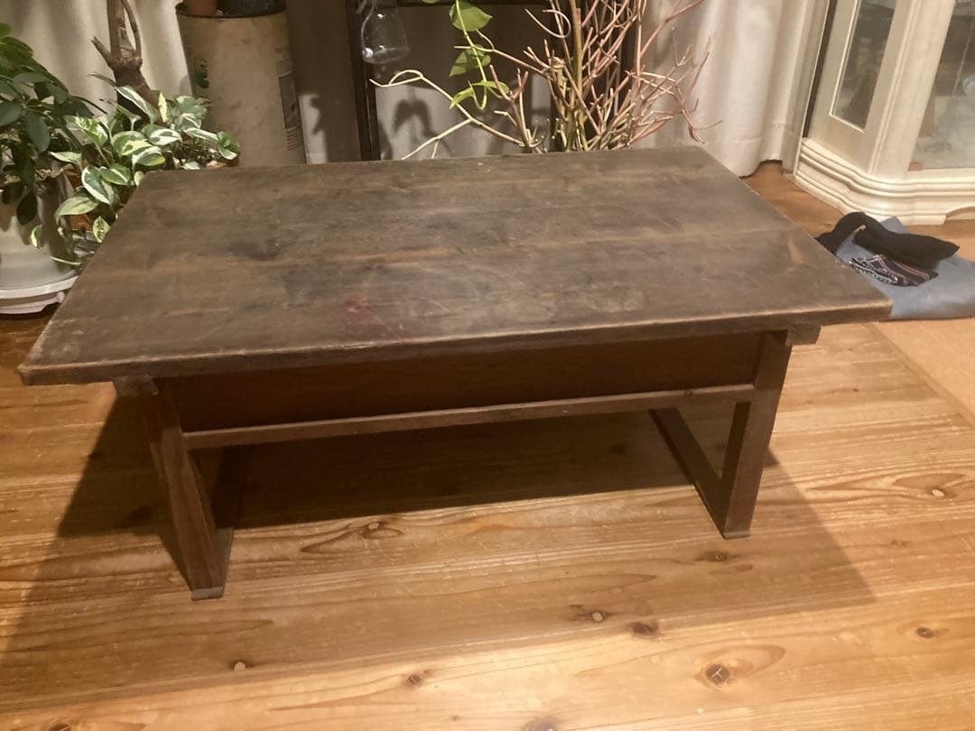 昭和レトロ　木製文机　ローテーブル　14