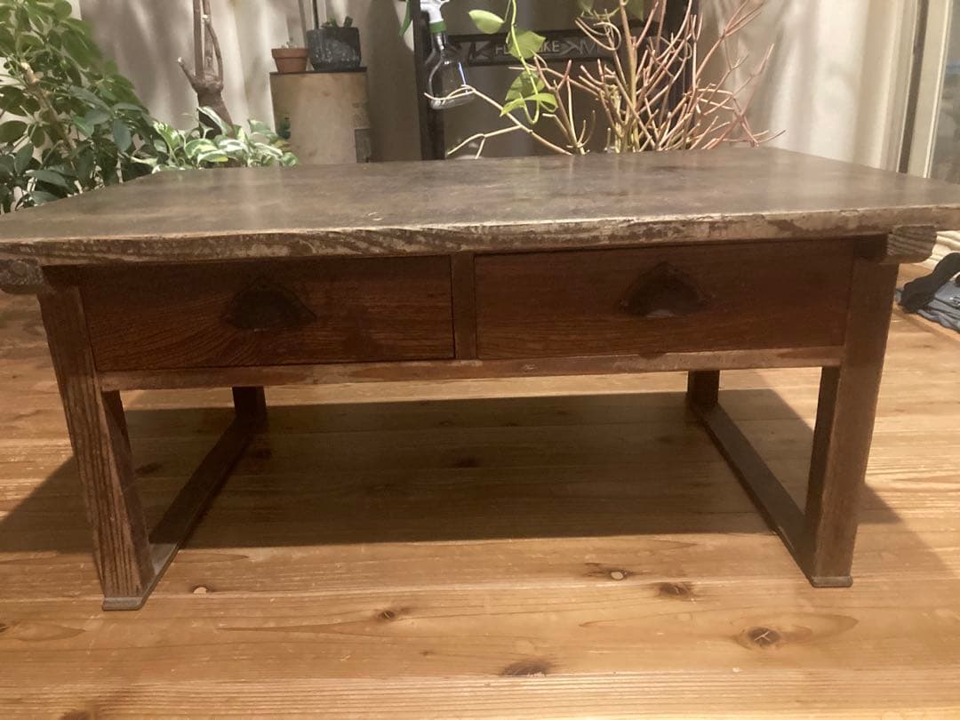 昭和レトロ　木製文机　ローテーブル　14