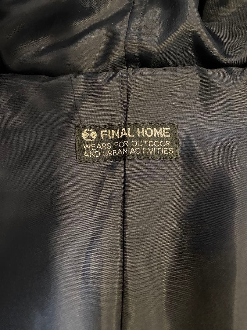 FINAL  ネイビー ダッフルコート 多重ジップ