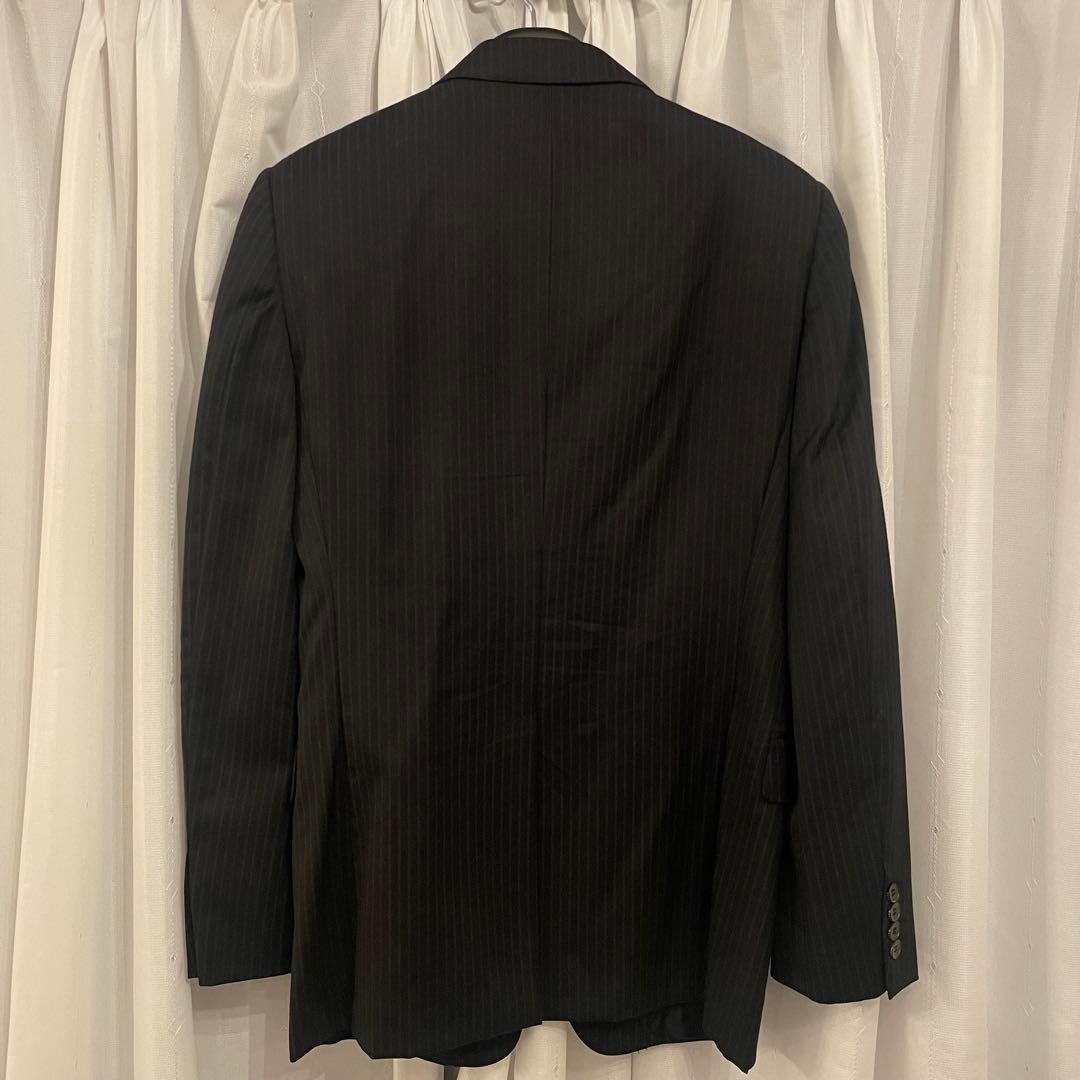 【値段交渉⭕️】GUCCI ストライプ スーツ 46 ブラック【セットアップ】