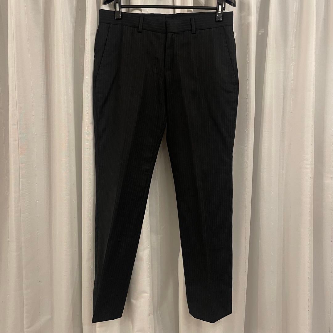 【値段交渉⭕️】GUCCI ストライプ スーツ 46 ブラック【セットアップ】