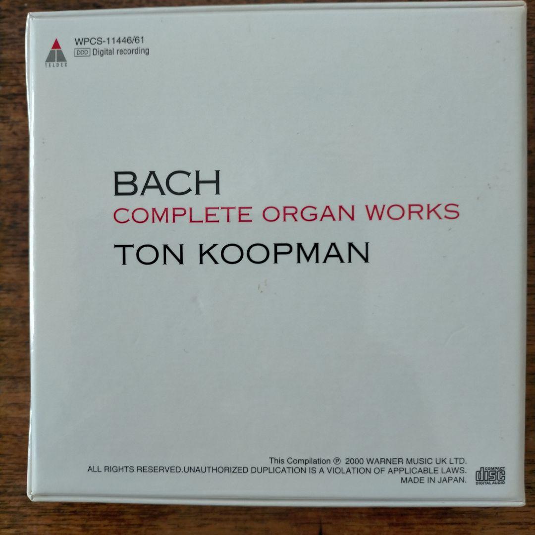 バッハ:オルガン作品全集 コープマン(OG) アムステルダム・バロックcho.