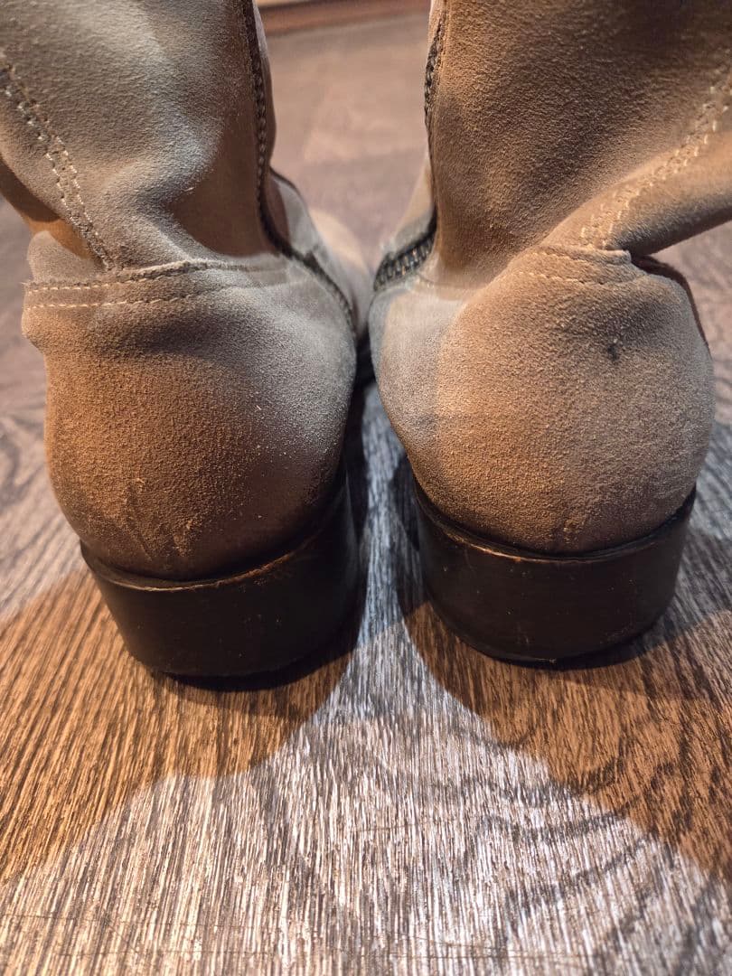 BUTTERO　ブッテロスエードブーツ　サイドジッパー40