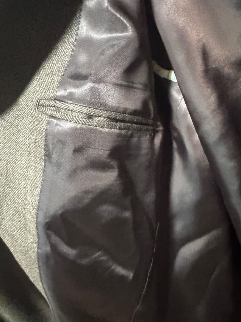 GOOVI ウールカシミヤソフトツイードシングルチェスターコート サイズ2 新作