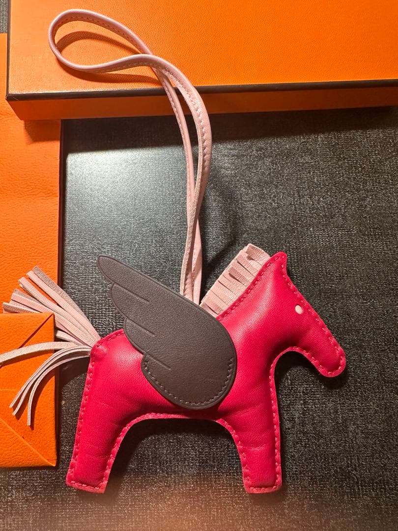 エルメス　ペガサス　MM フランボワーズ✕ローズサクラ