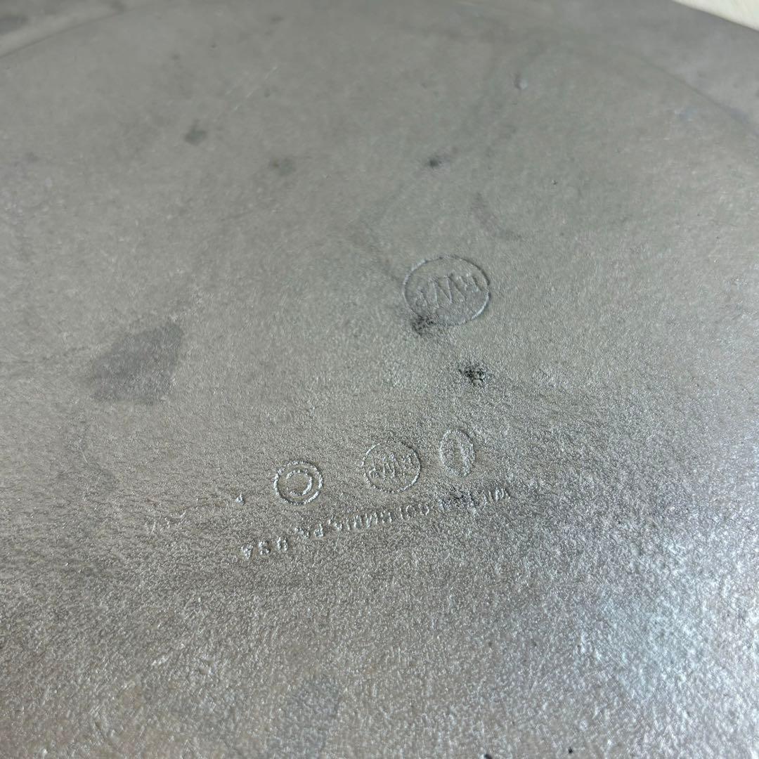 お値下！　ヴィンテージ　ピューター　花リム+八角形プレート　エタンオクタゴン２枚