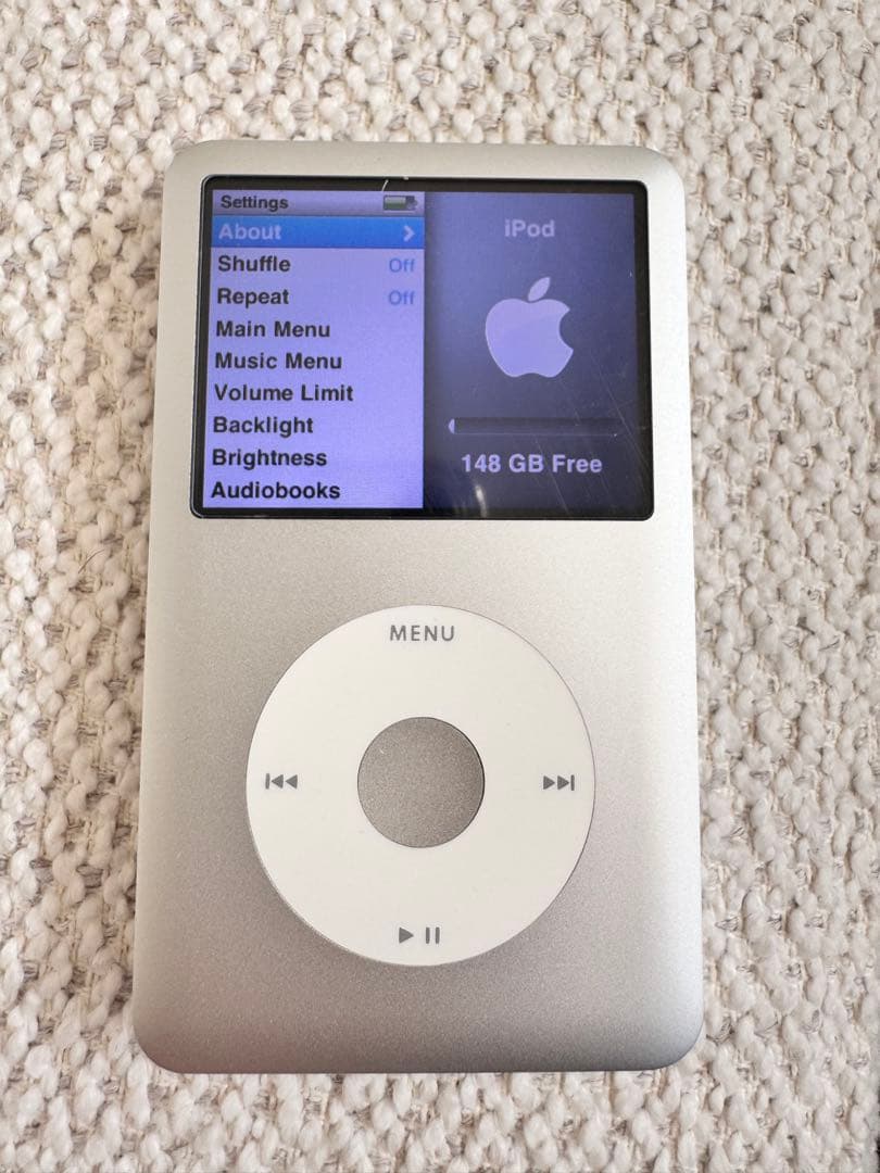 極美品 iPod classic A1238 120GB 新品電池 箱付
