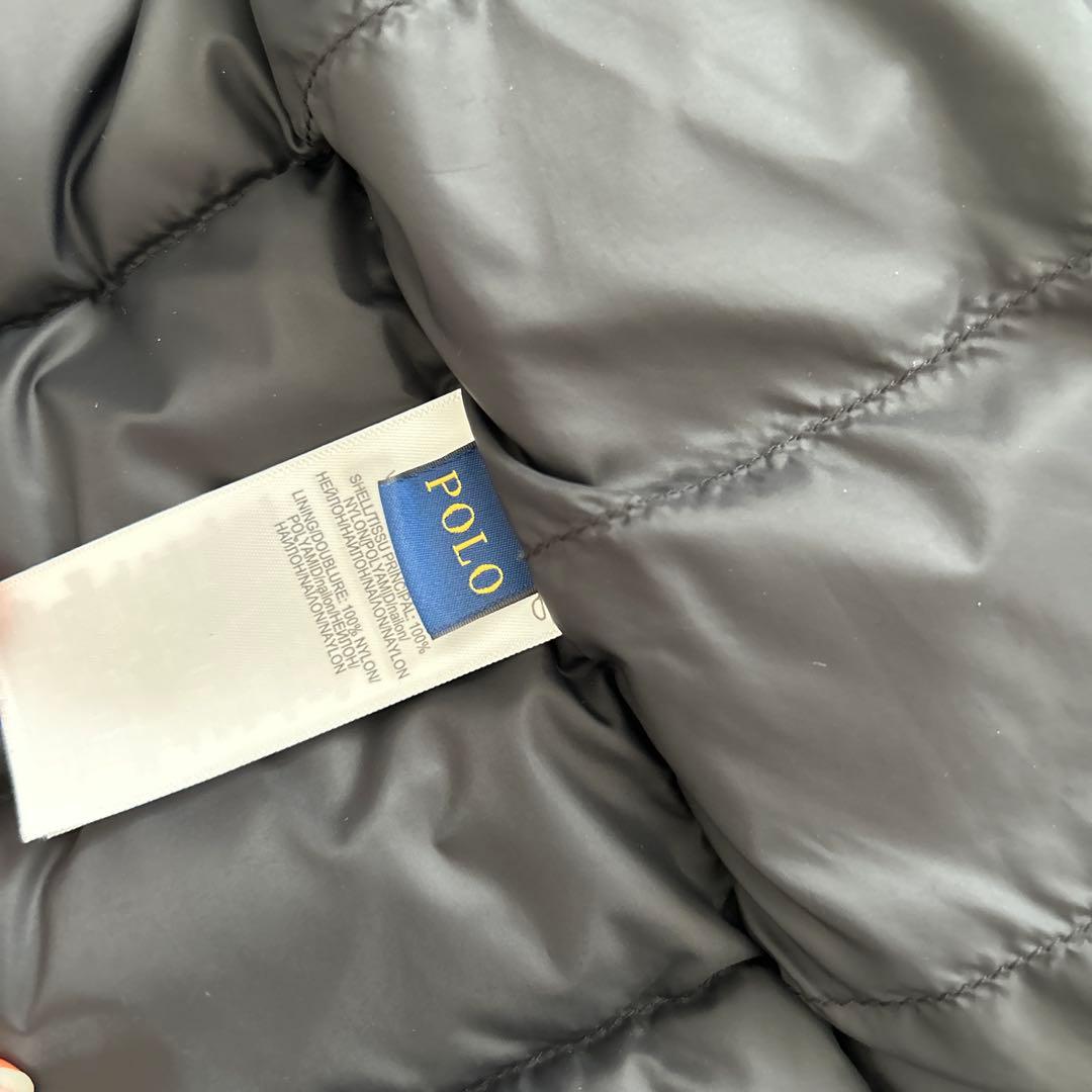 【美品】ポロラルフローレン ダウンベスト ブラック Sサイズ