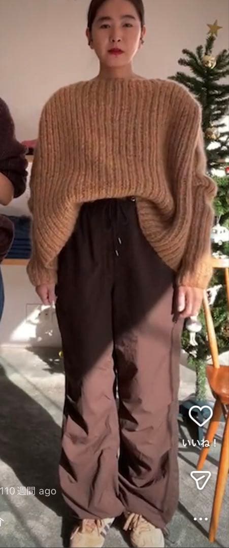 shishikuiパラシュートパンツ　百々千晴　シシクイ