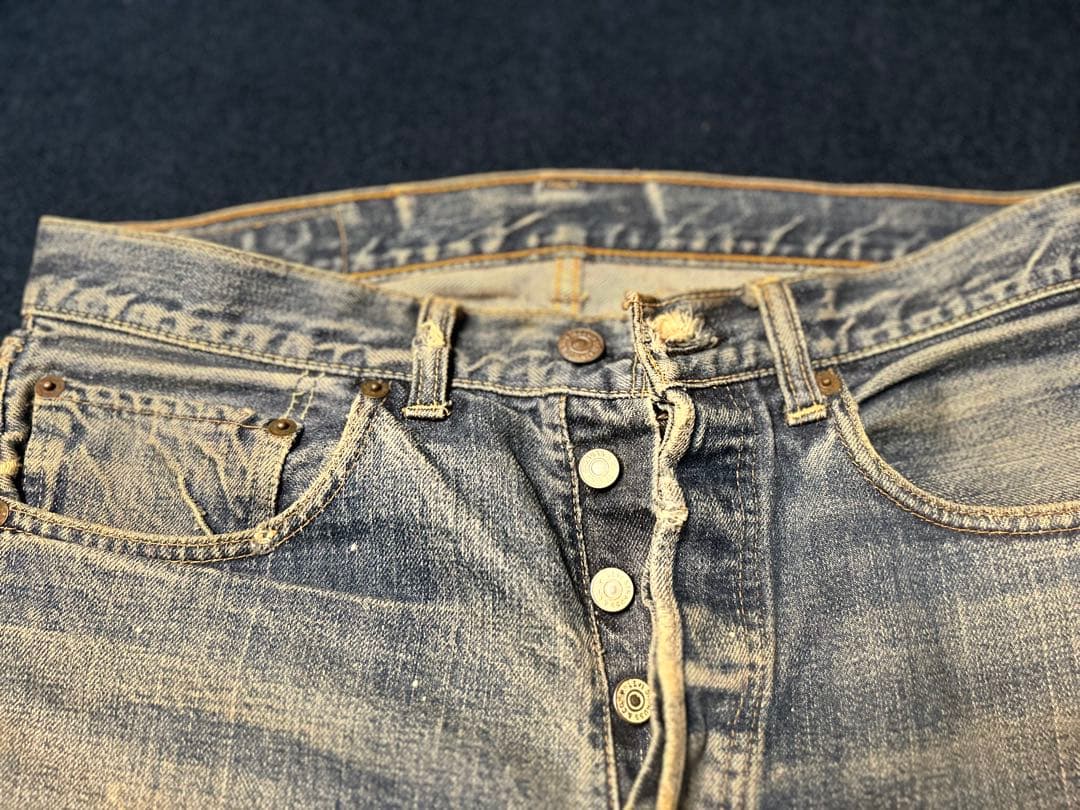 kotaendo Levis 501 Big E カットオフ デニムパンツ