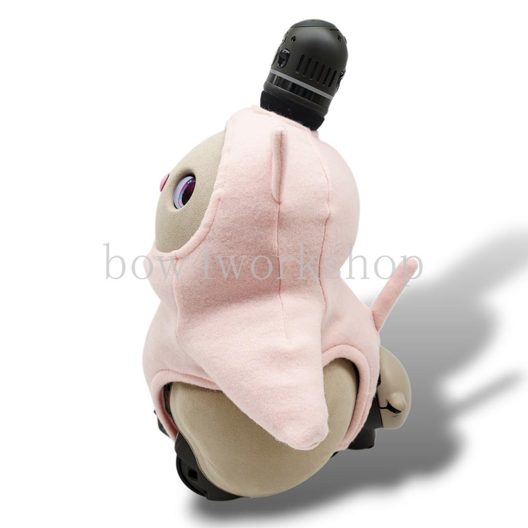 ラボット LOVOT ラボットの服ハンドメイド 猫ちゃんボディースーツ(ピンク）