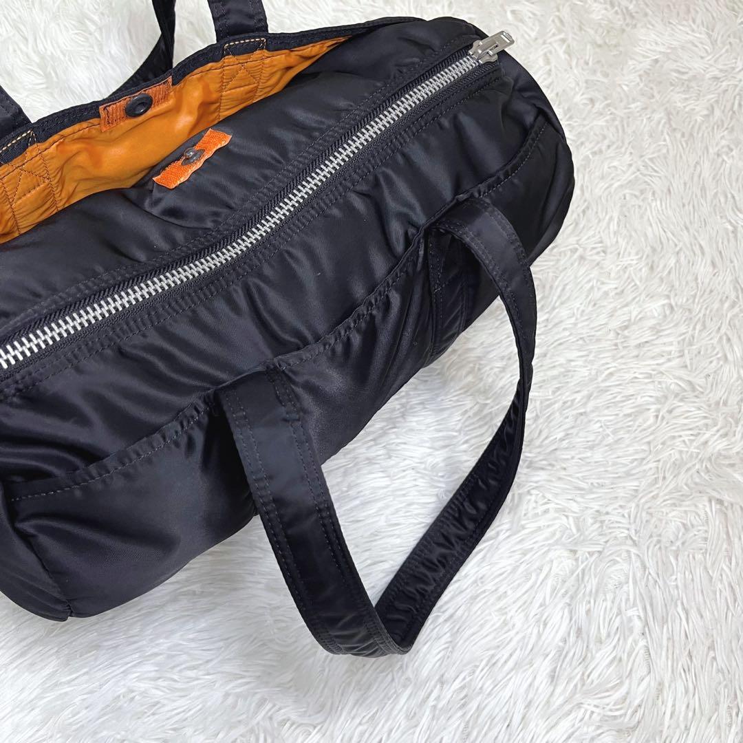 極美品 PORTER TANKER ダッフルバッグ ミニボストン ドラム L