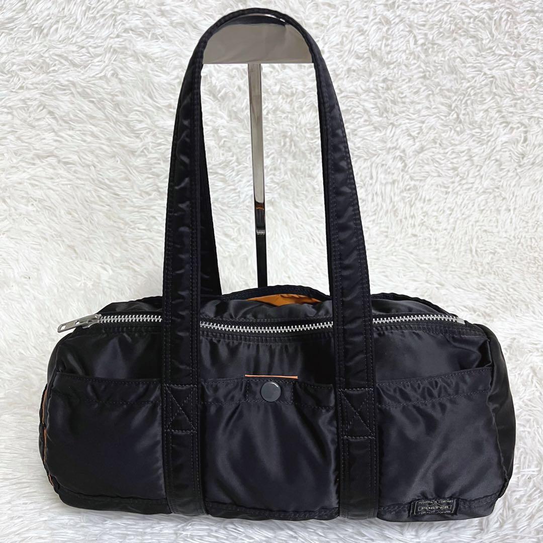 極美品 PORTER TANKER ダッフルバッグ ミニボストン ドラム L