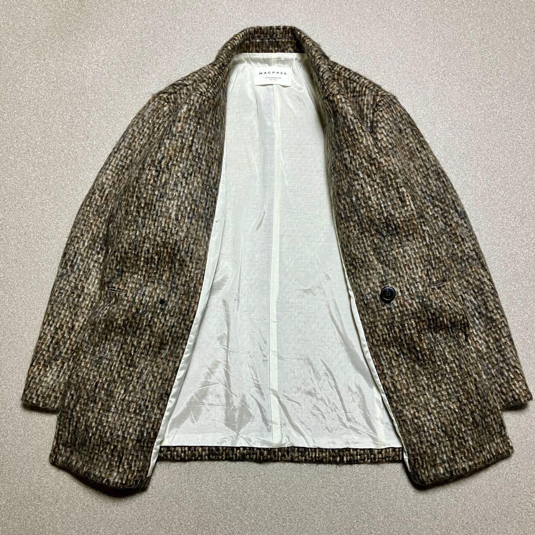 美品✨24年 トゥモローランド モヘヤミックスシャギー ダブルブレストジャケット