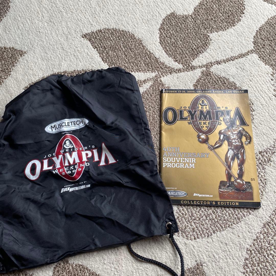 Olympia パンフレット、バッグ