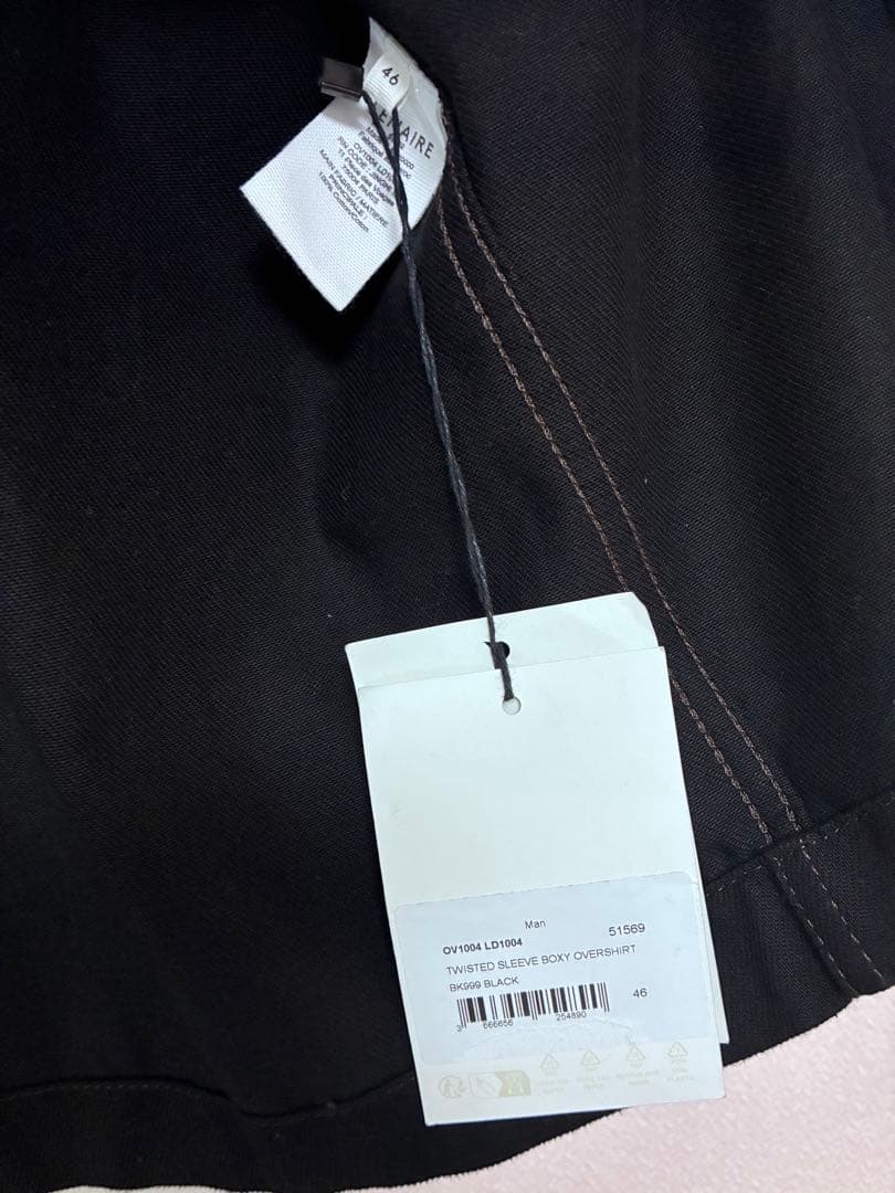 【新品タグ付き】TWISTED SLEEVE BOXY OVERSHIRT