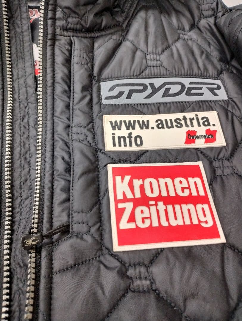 SPYDER オーストリアスキーチーム ジャケット 黒/赤