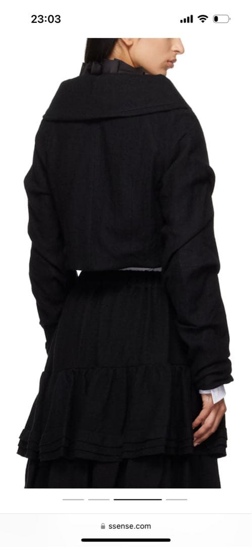 ✴︎再値下げ✴︎noir kei ninomiya ジャケット ブラック