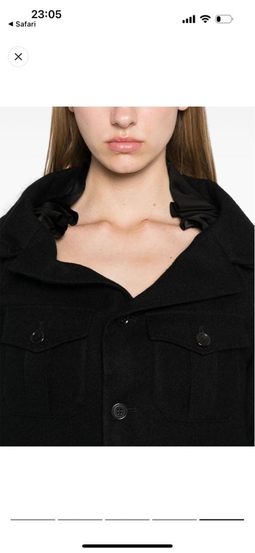 ✴︎再値下げ✴︎noir kei ninomiya ジャケット ブラック