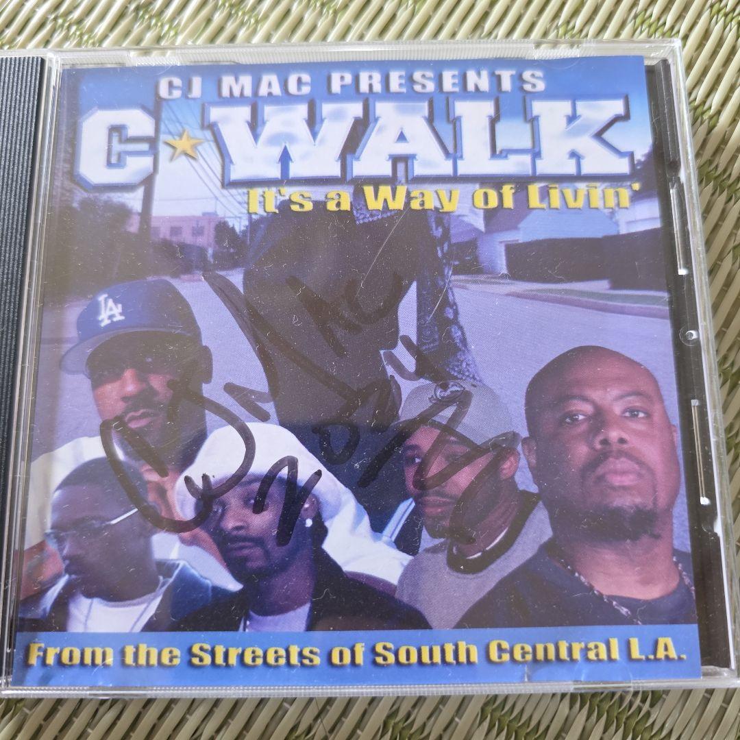 CJ MAC B.G KNOCK OUT C-WALK サイン入りCD