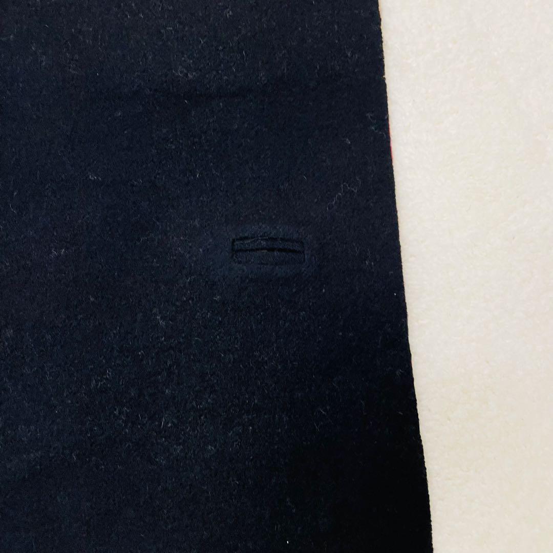 ヴィヴィアンウエストウッド マフラー オーブボタン リバーシブル チェック 黒