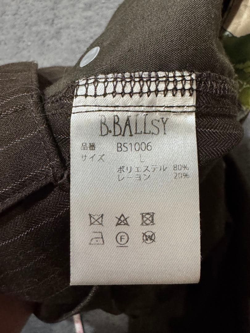 Ballsybr others B.BALLSY ストライプウエスタンスパンツ