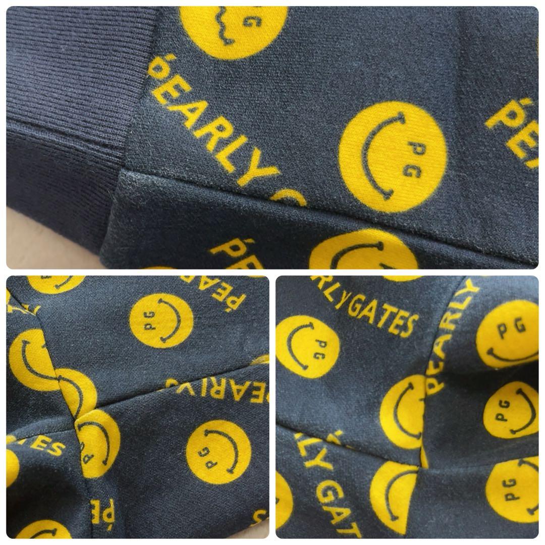 美品　パーリーゲイツ　セットアップ　にこ　スマイル　パーカー　スカート　デニム