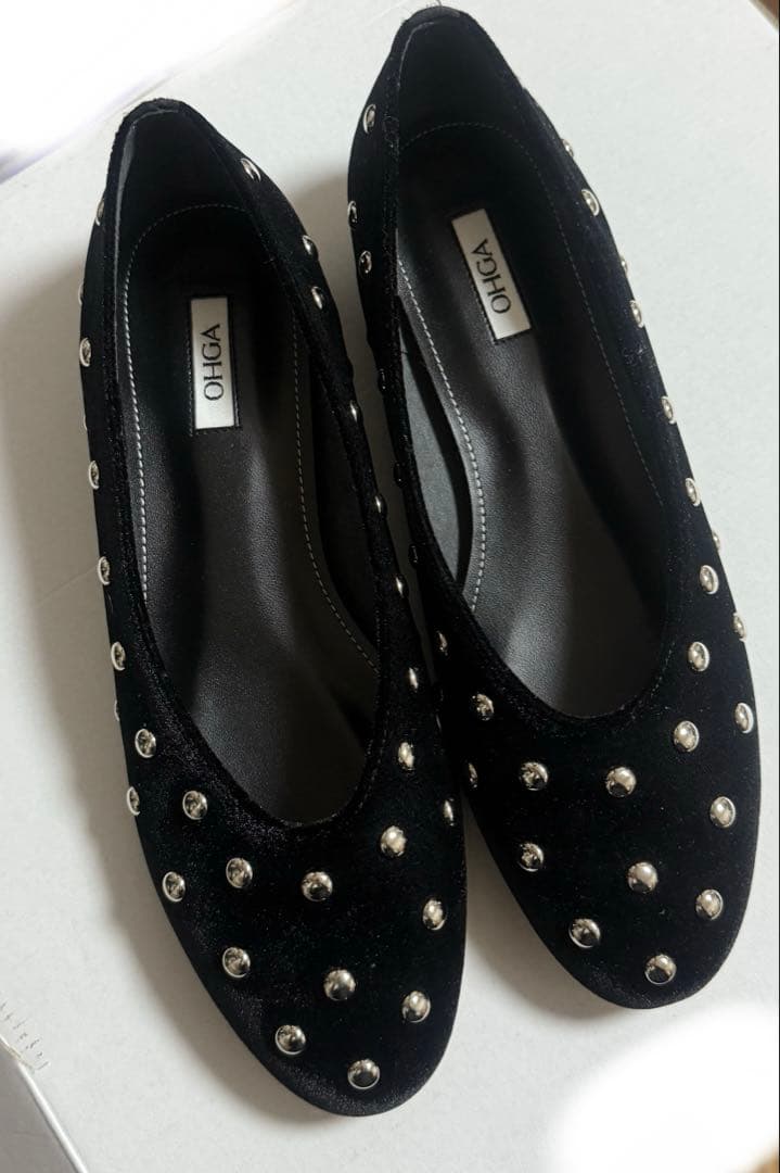 OHGA スタッズパンプス 24cm