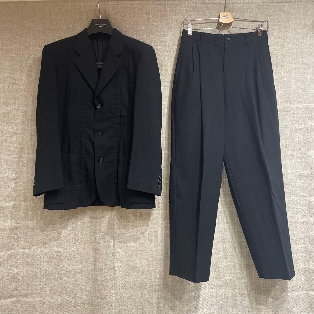 コムデギャルソンオム　ブラックスーツセット