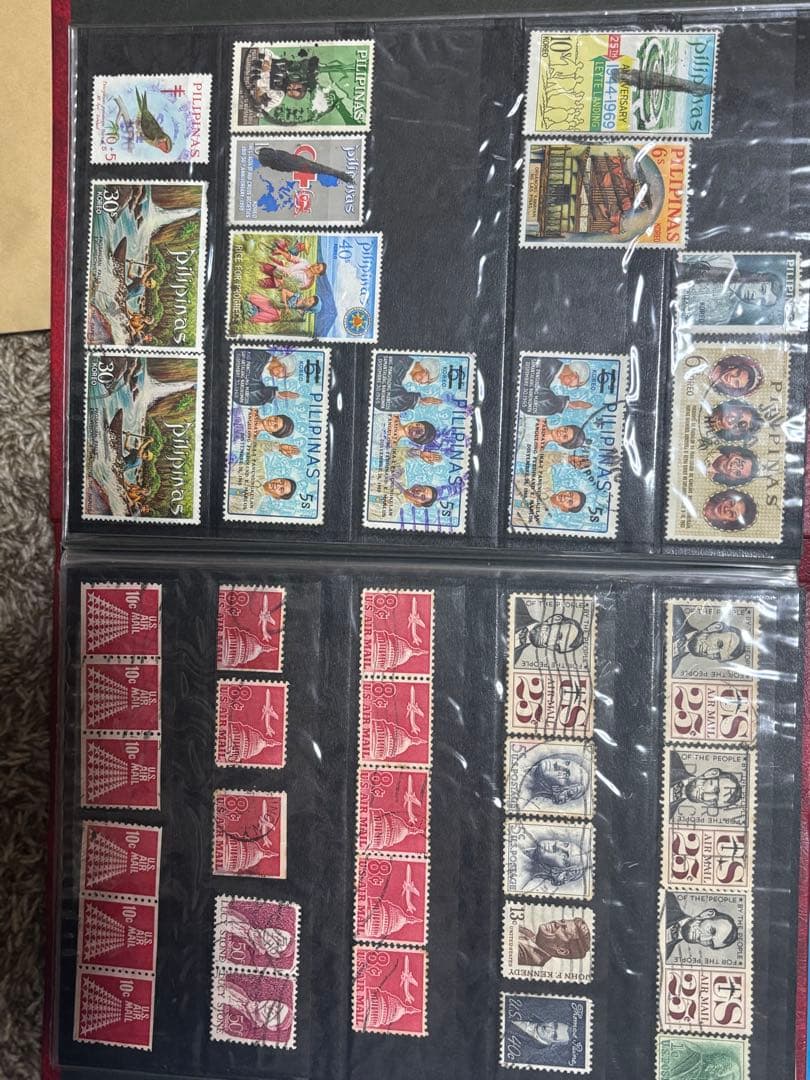 中国パンダ切手　アメリカ切手　海外切手　使用済み切手