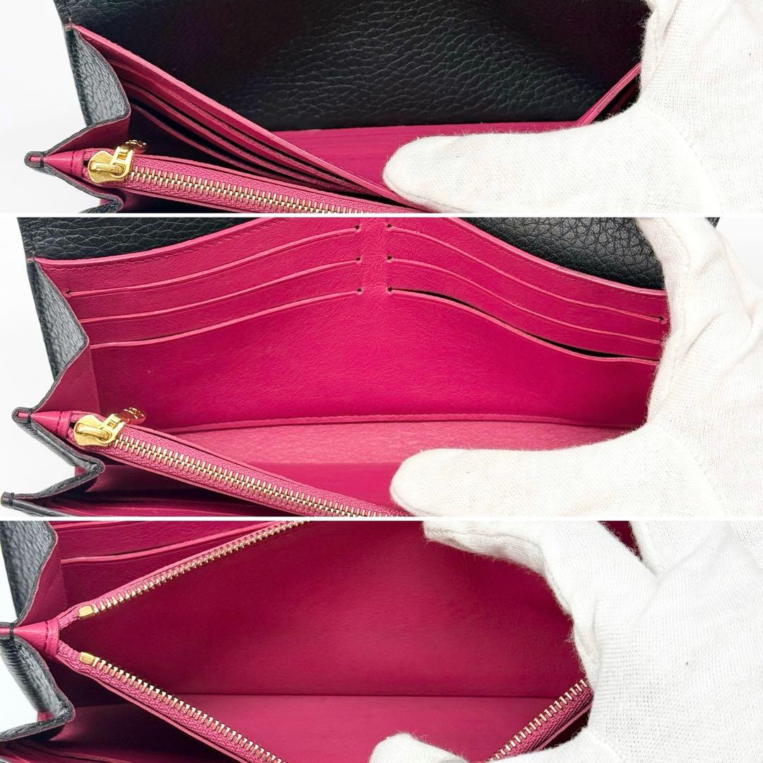 ✨極美品✨ルイヴィトン ポルトフォイユ カプシーヌ 長財布 ノワール ブラック