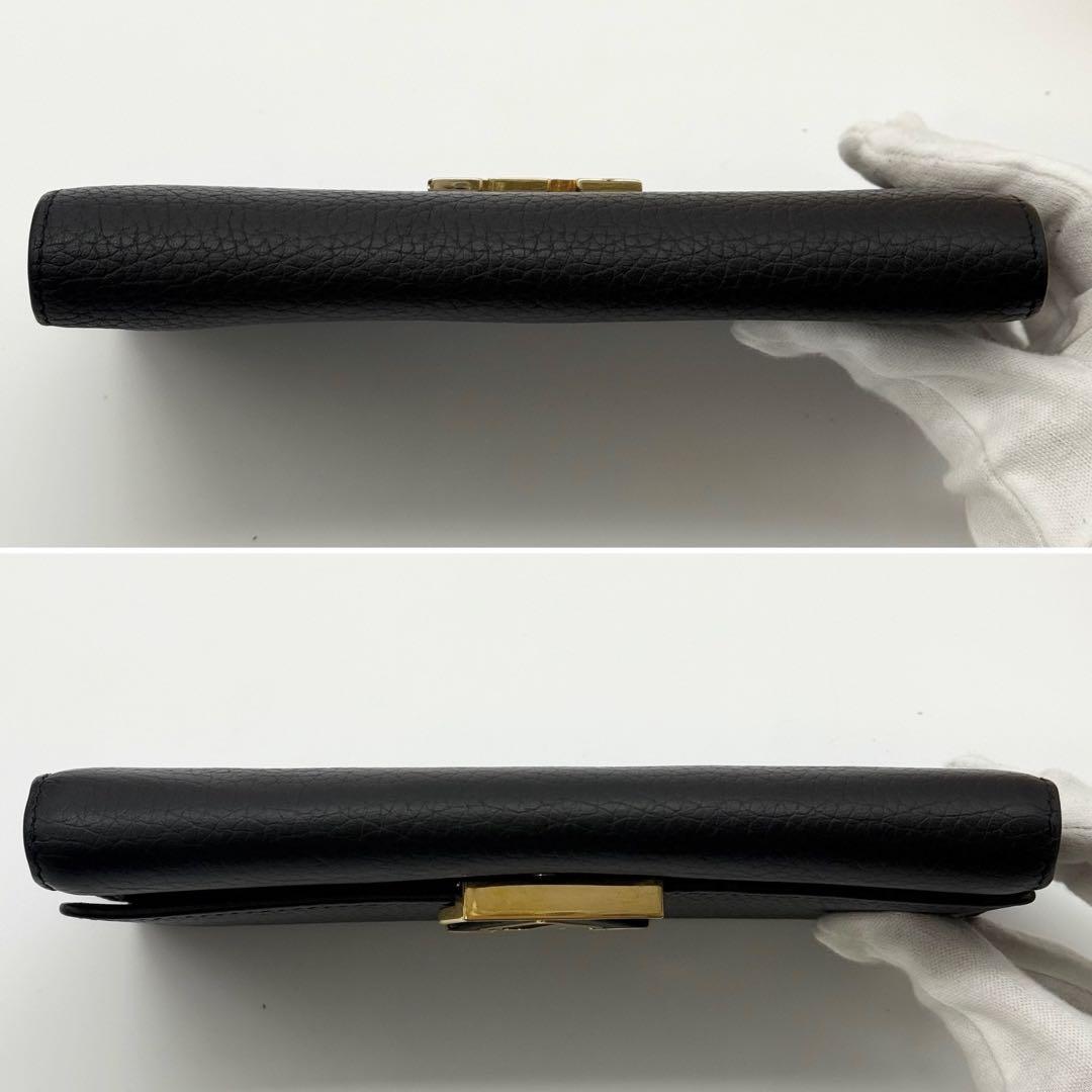 ✨極美品✨ルイヴィトン ポルトフォイユ カプシーヌ 長財布 ノワール ブラック