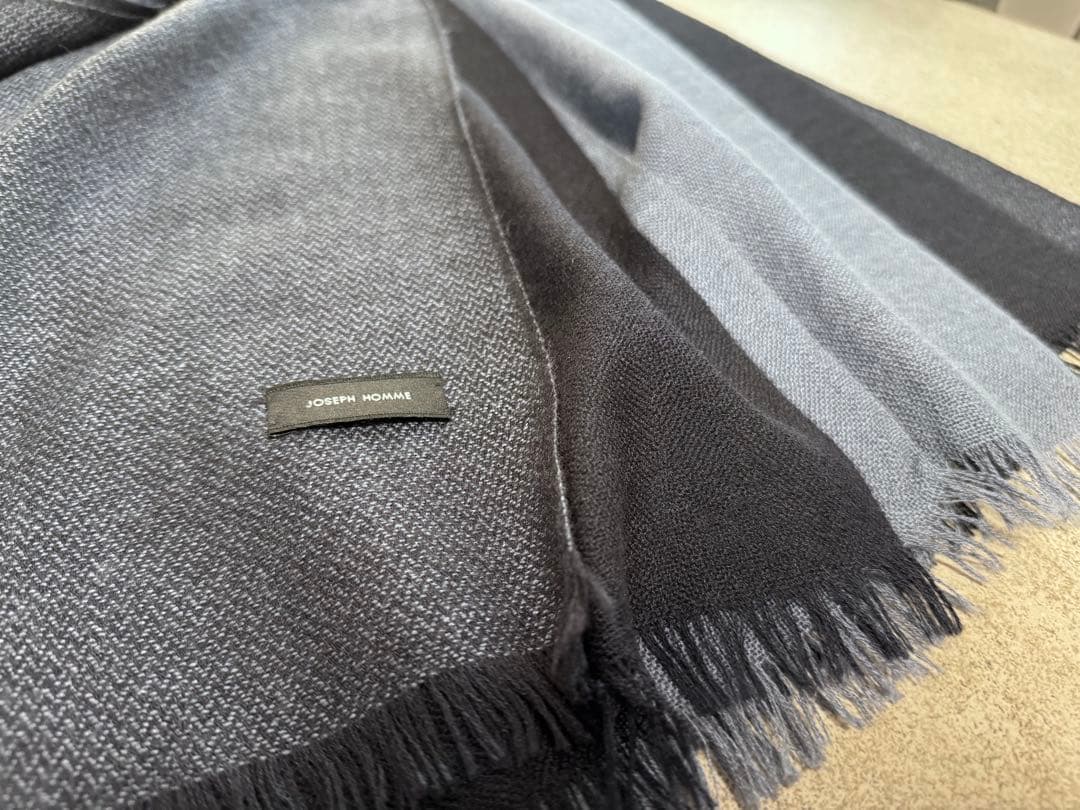 未使用　約2.4万　シルク　カシミヤ　JOSEPH HOMME マフラー