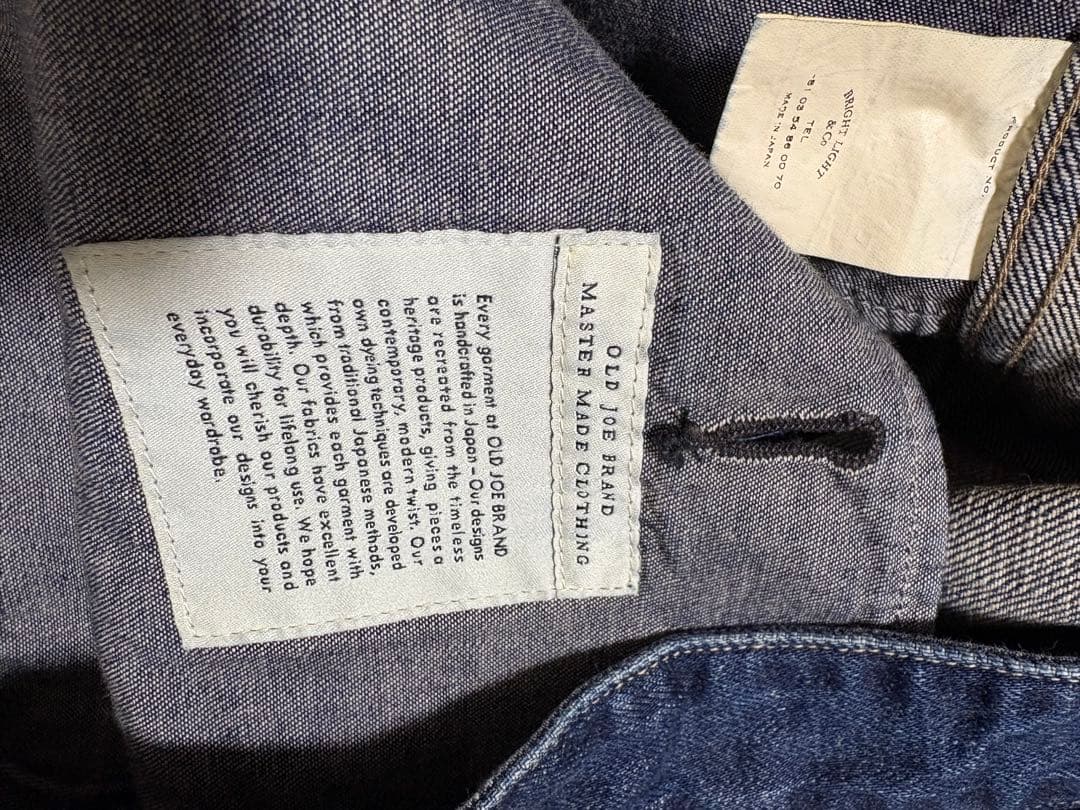 新品　定価¥60,500　OLD JOE　オールドジョー　デニムジャケット　希少