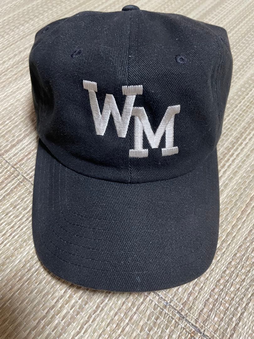 WACKO MARIA WMロゴ ブラックキャップ