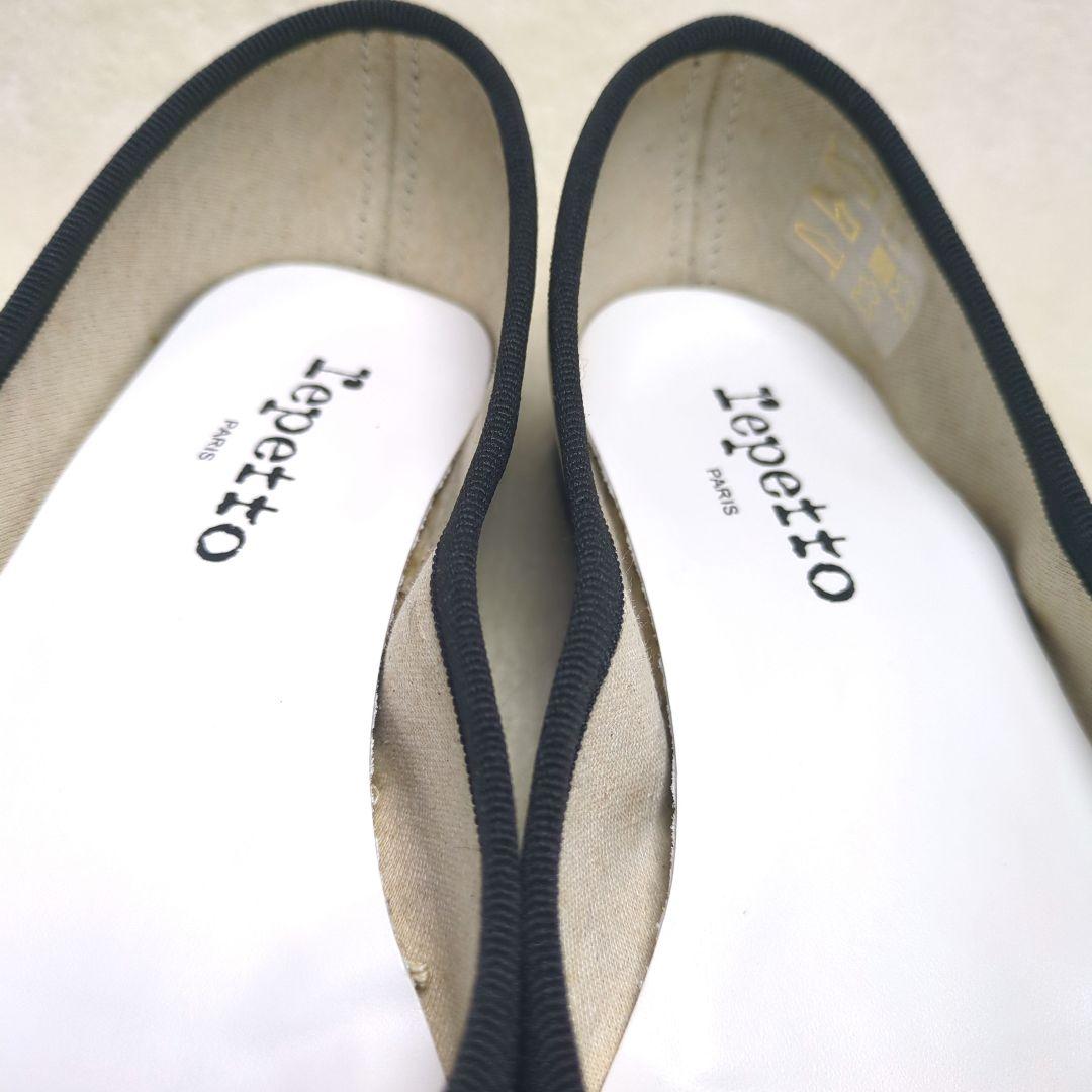 mimiさま専用【超美品】Repetto✨サンドリオン　エナメル　パテントレザー