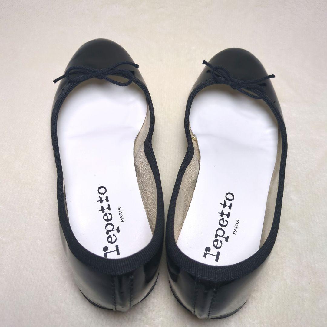 mimiさま専用【超美品】Repetto✨サンドリオン　エナメル　パテントレザー