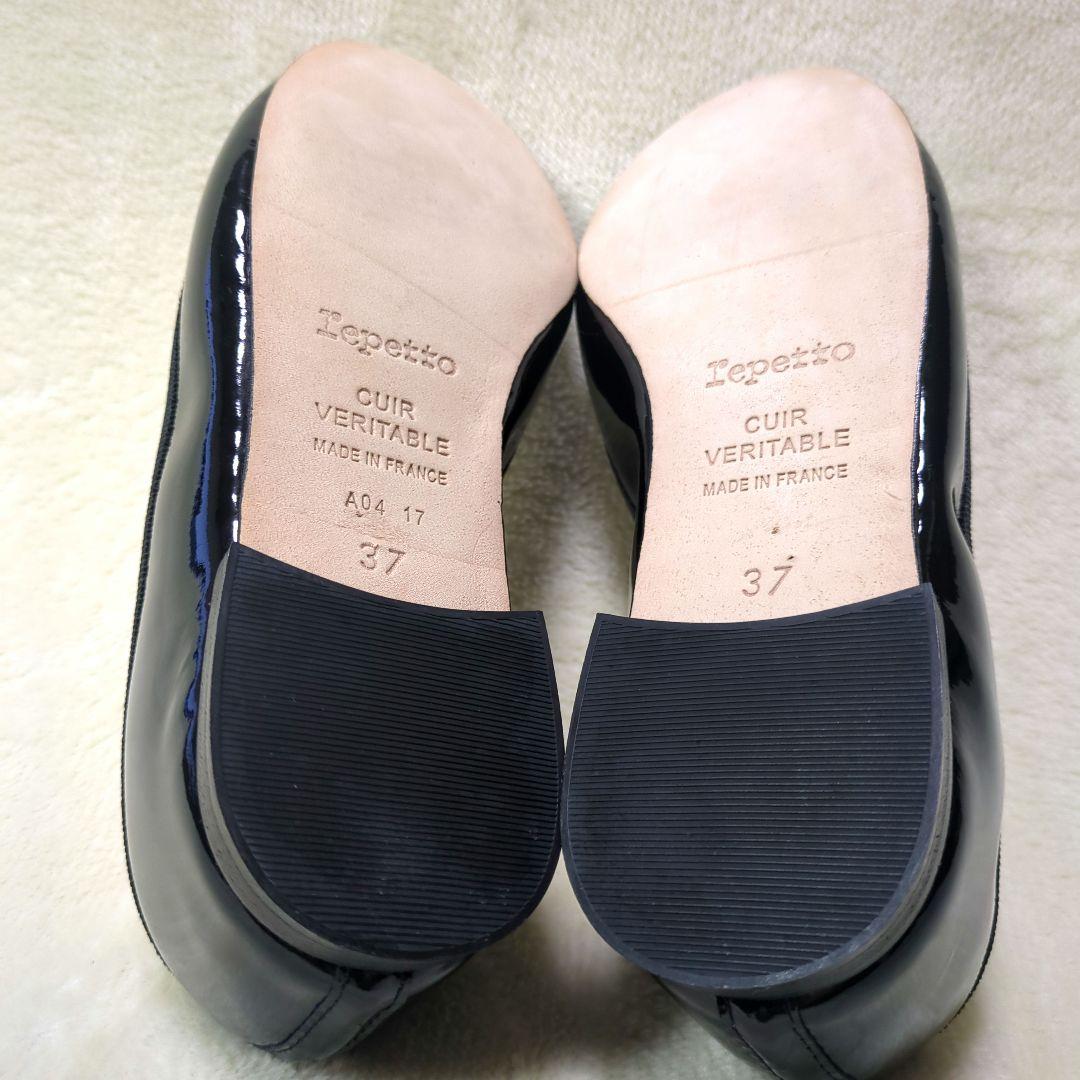 mimiさま専用【超美品】Repetto✨サンドリオン　エナメル　パテントレザー
