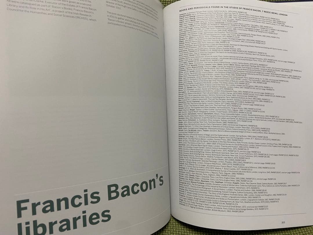 洋書 Francis Bacon Books and Painting